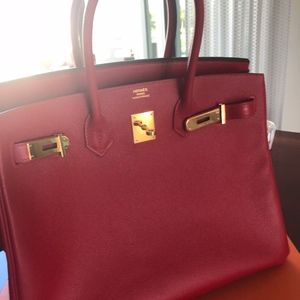 Hermes Birkin 35 Epsom  gold hardware